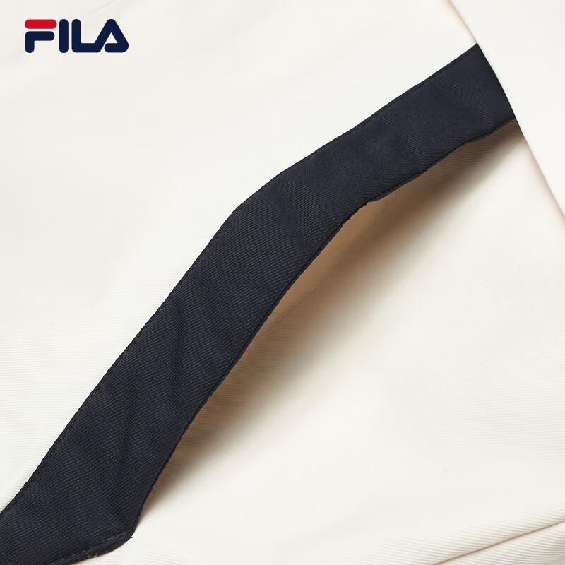 FILA Men's Mid-Length Hooded Color Block Down Jacket