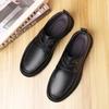 Herren Lederschuhe Leder Weiche Sohle Vielseitige rutschfeste Atmungsaktive Business Casual Schuhe Rindslederschuhe Herren Abendschuhe