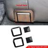 Carbon Fiber Interior Rear Seat Spanner Cover Trims for Toyota Tundra 2014-2021