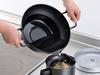 Wahei Freiz 24cm Iron Tempura Pot with Splatter Prevention, Lid, Thermometer, IH and Gas Compatible, Deep Fryer, Tempura Pot, Oil Drainer, Made in Jap