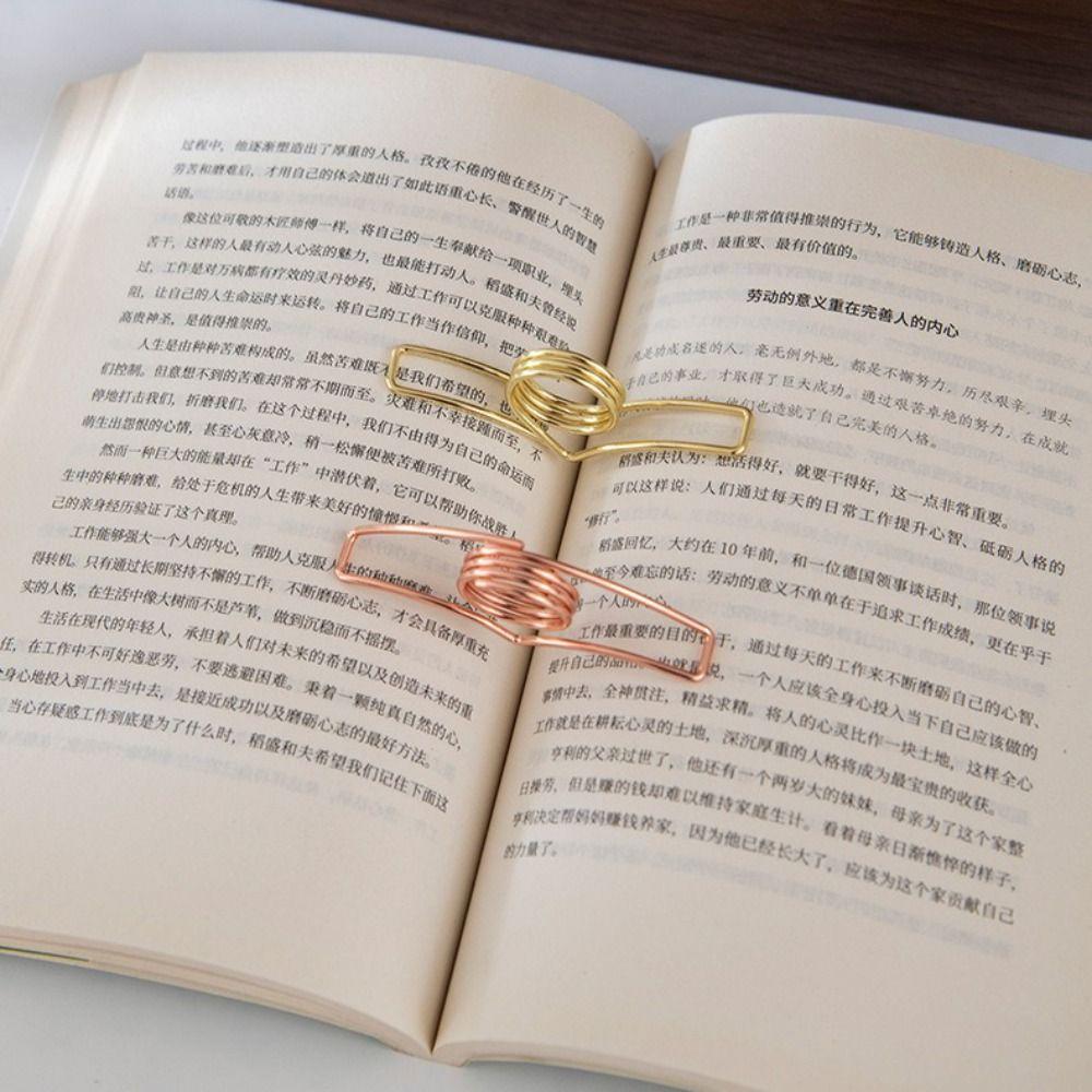 Metal Thumb Bookmark Page Turning Fixed Thumb Book Support Simple Thumb Book Holder  Students