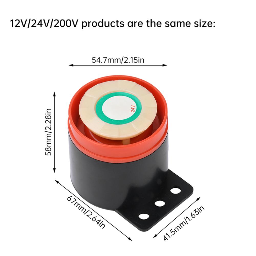 SFB-55 Wired Mini Sound Alarm Siren Horn Car Warning Siren Sound Signal Backup Alarms LED Beep Reverse Air Horn DC12V-24V AC220V