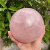 BIG SPHERE BALL  Natural Pink Rose Quartz Crystal Healing Ball Sphere Chakra Meditation Stone NEW