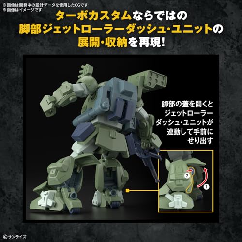 BANDAI SPIRITS HG Armored Trooper Votoms Scope Dog Turbo Custom Color-coded Plastic Model