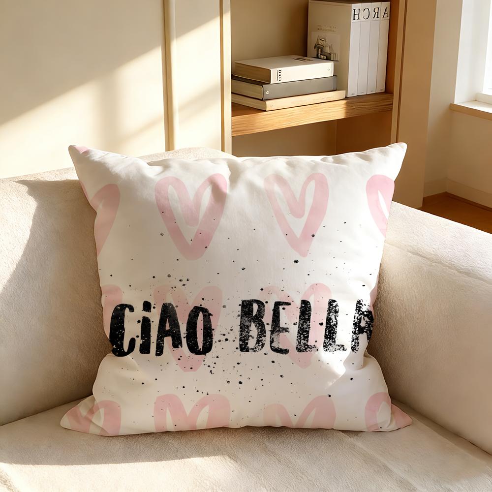 PCiaos Bellas Cushion Cover Square Cushion Cover Vintage Soft Sofa Pillow Case Home Decoration and Protective Cover