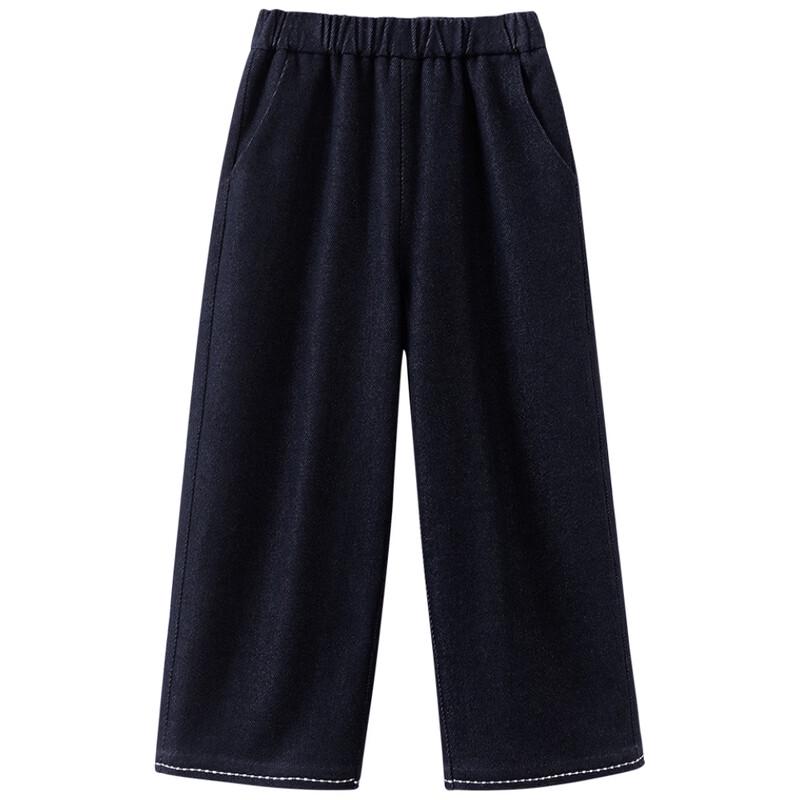 

Hacikis Girls Winter Fleece-Lined Straight Leg Jeans 150