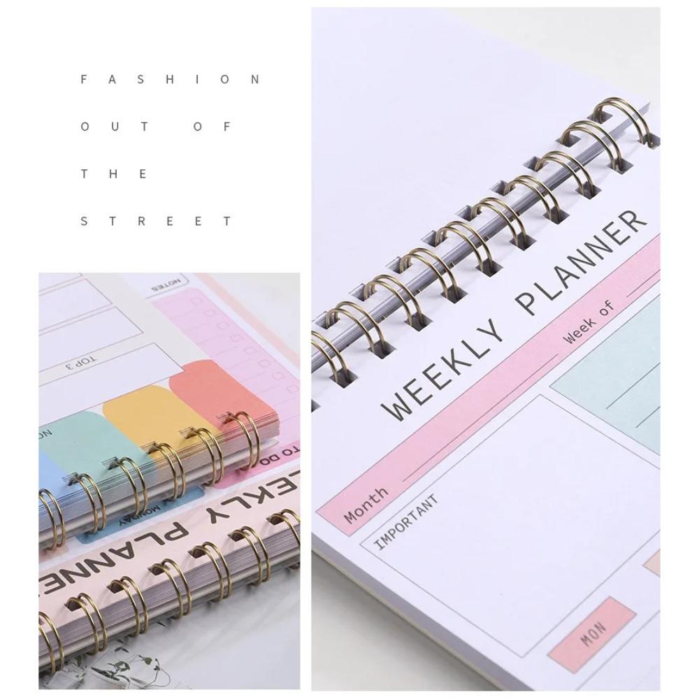 Plan Book To Do List Notebook Spiral Notepad Weekly Planner Notebook Schedule Book  Daily Plan