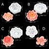 Delicate Kitchen Silicone Baking Molds Heatproof Silicone Flower Cake Crafting Moulds for Birthday and Festival Treats