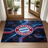 Bayern Munich Design Crystal Velvet Rug Soft Decorative Mat for Bedroom Entrance