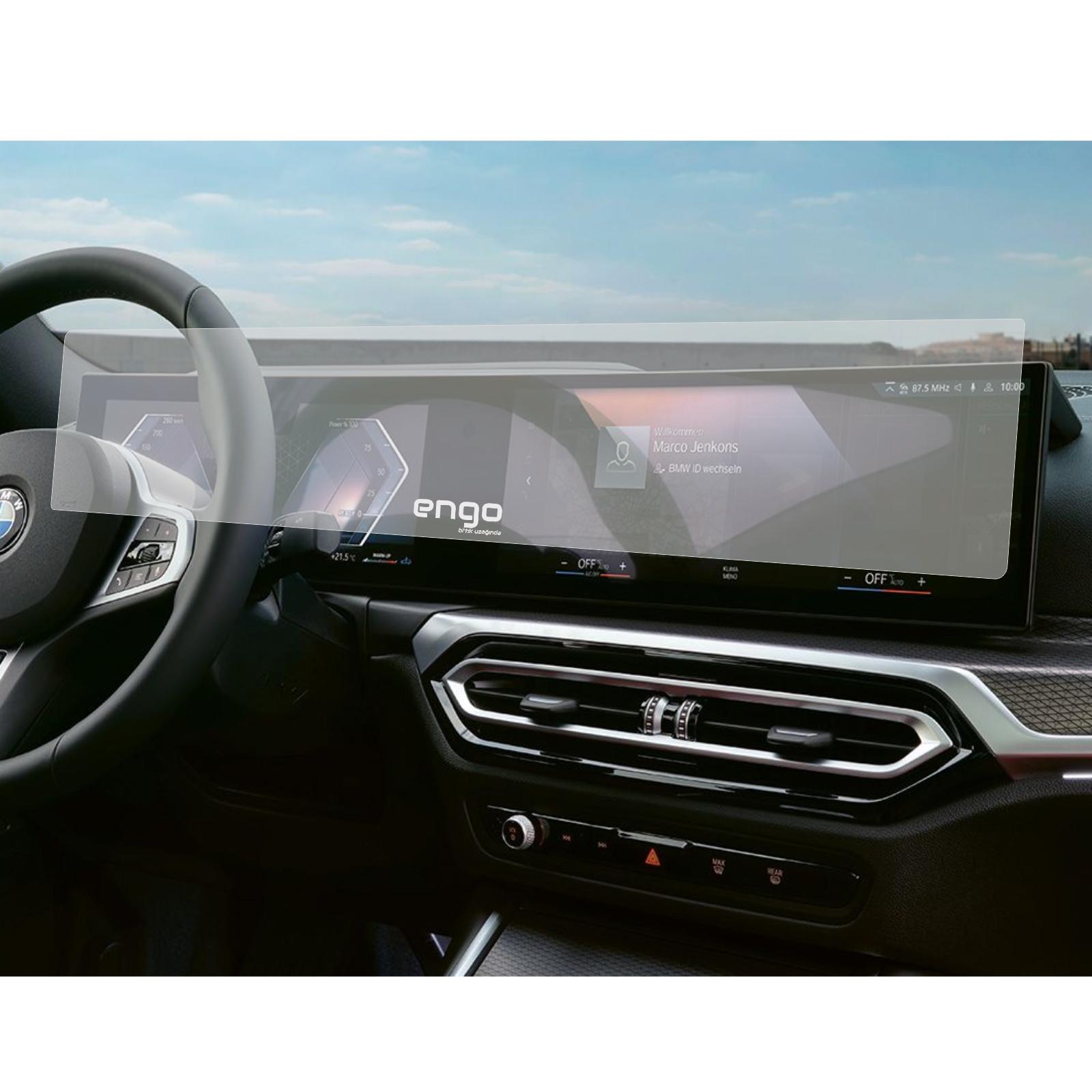 

For BMW 320i Screen Protector Matte Nano G20 Curved Screen Compatible чистий