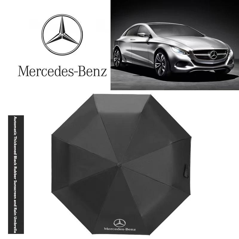 Dla Mercedes-Benz A C E S V Klasa AMG Sprinter GLC ML SLK SL Vito CLS GLA GLK Samochodowy Automatycznie Składany Wiatroodporny Parasol Przeciwsłoneczny
