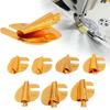 3mm-10mm Sewing Rolled Hemmer Foot Stainless Steel Gold Sewing Machine Presser Foot DIY Crafts Durable Hemming Puller Home