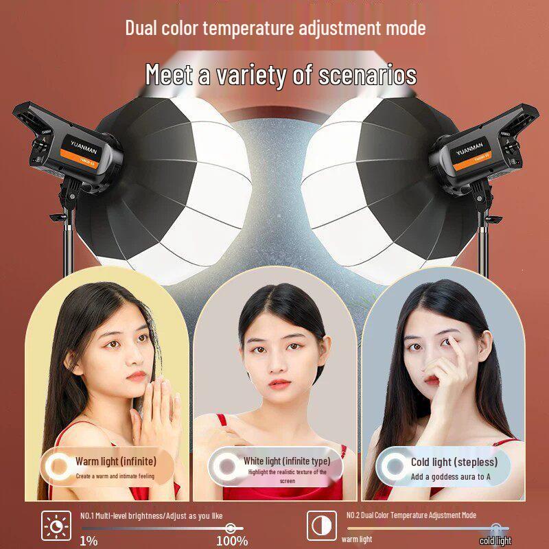 Pro Streaming COB Light for Beauty & Studio Photography