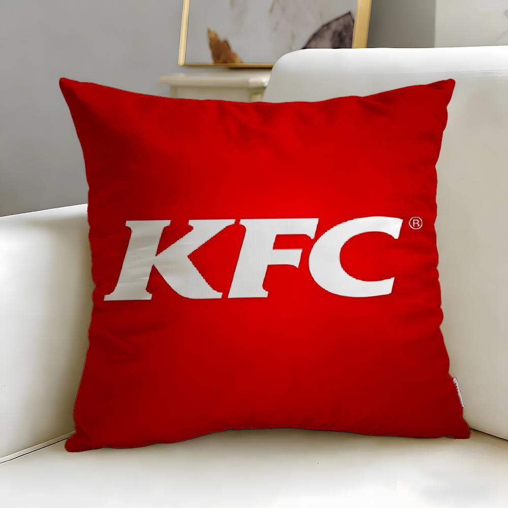 Marchio di fast food Kentucky Fried Chicken Federa Morbida Facile da Lavare Cuscino Versatile per Divano Letto Viaggio e Ufficio