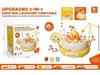 Interactive Parent-Child Toy: Bouncing Yellow Duck Turntable for Infant & Toddler Concentration Training
