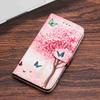 Cherry Tree Pattern Shockproof Card Slots PU Leather Wallet Case for iPhone,Samsung,Huawei,Xiaomi,Moto,Tecno,Google,Nokia,Oppo,ZTE,Blackview...