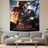 Iron Man Movie Poster Tapestry Wall Hanging, Robert Downey Jr Art, Marvel Classic Wall Decor for Bedroom Man Cave