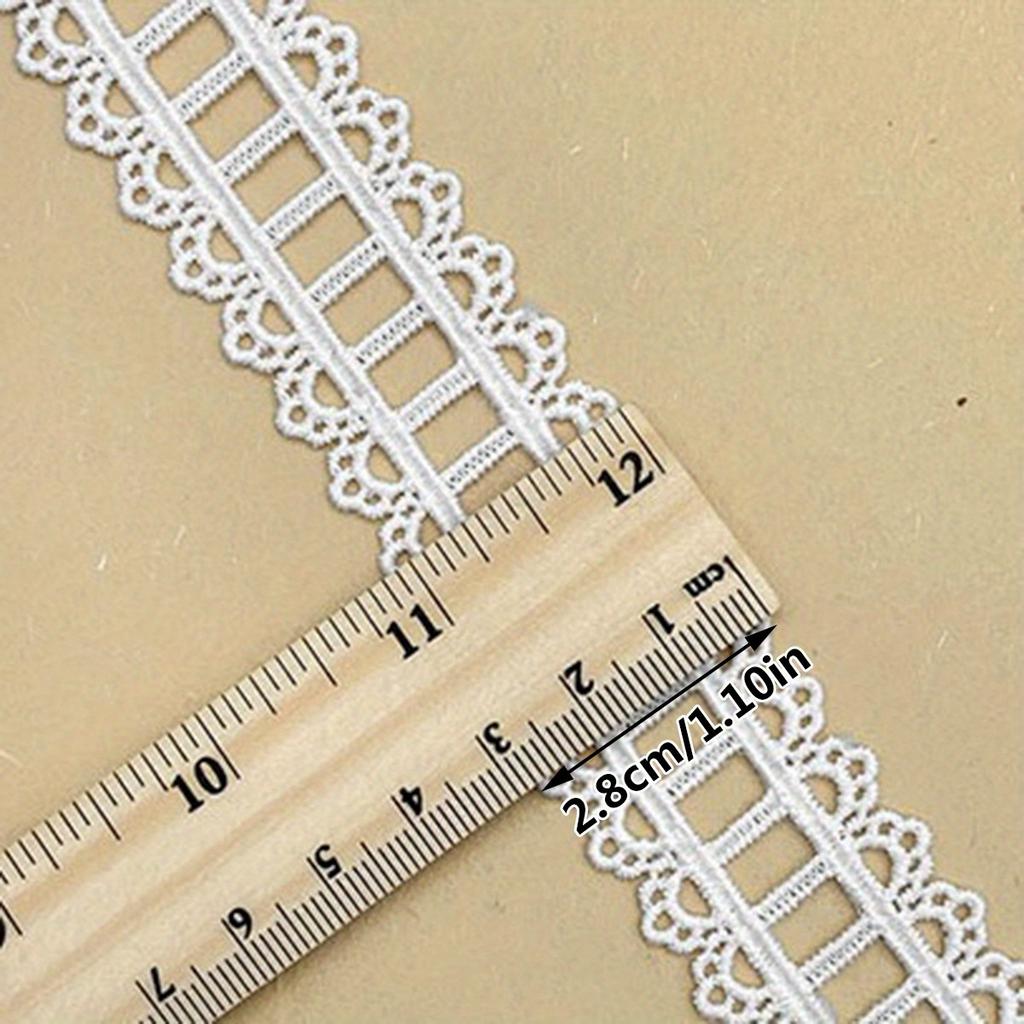 3 size staircase milk silk lace can be worn with woven tape, hollowed out fine thread, water-soluble lace, Lolita DIY clothing accessories