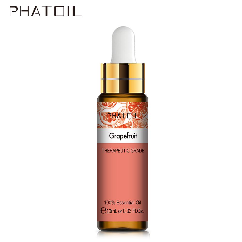 PHATOIL 5ml/10ml/15ml/30ml/100ml Grapefruit Pure Essential Oils for Bathing Healthy Calming Air Fresh Care Fruit Fragrance Oil