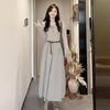 New Autumn Popular Style Long-sleeved Dress Women's Clothing Early Autumn Temperament High-end Long Dress