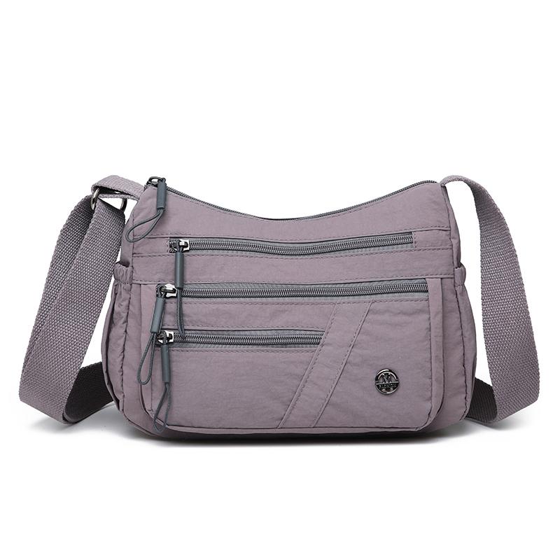 Women's Multi-Compartment Crossbody Bag Mother Bag Large Capacity Lightweight Commuter Shoulder Bag