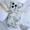 Floral Flower Sunflower Painted Clear Phone Case For iPhone 14 11 15 Pro Max 12 13 XR X XS SE  7 8 Plus Cases Airbag Cover