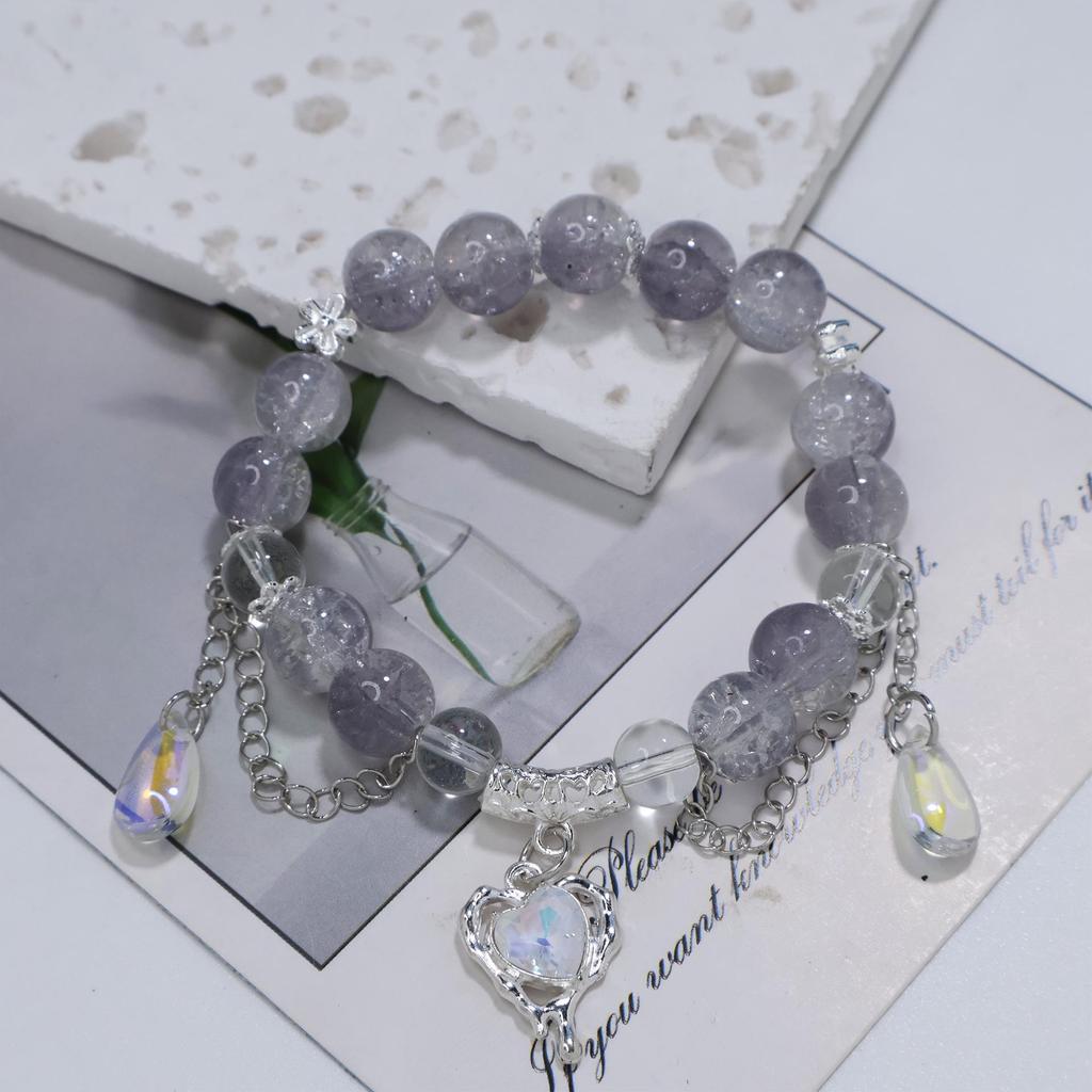Mori Style Mermaid Crystal Bracelet – Versatile Niche Design for Women, Ideal for Students and Best Friends