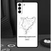 Motor Sport Nurburgring F1 Car Cover For Samsung Galaxy S20 FE S21 S22 S23 Ultra S8 S9 S10 Plus Note 10 20 Ultra Phone Case