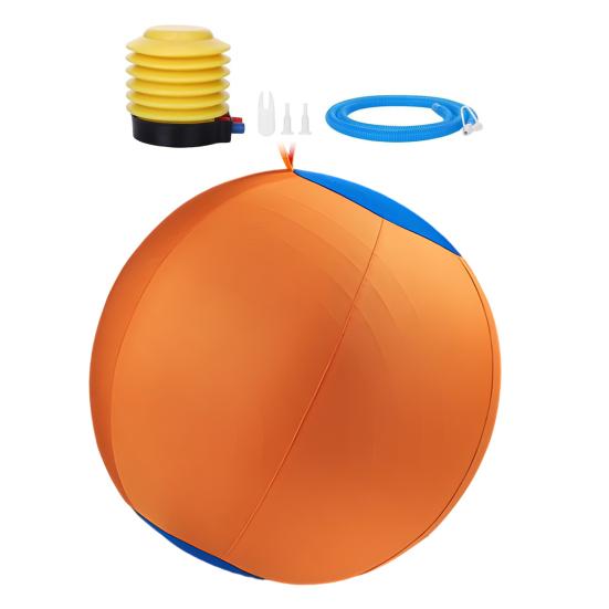 Hüteball für Hunde Beruhigender Ball mit Griff aufblasbarer Trainingsball für große Rassen kleine mittlere Hunde Aktives Spiel Bewegung