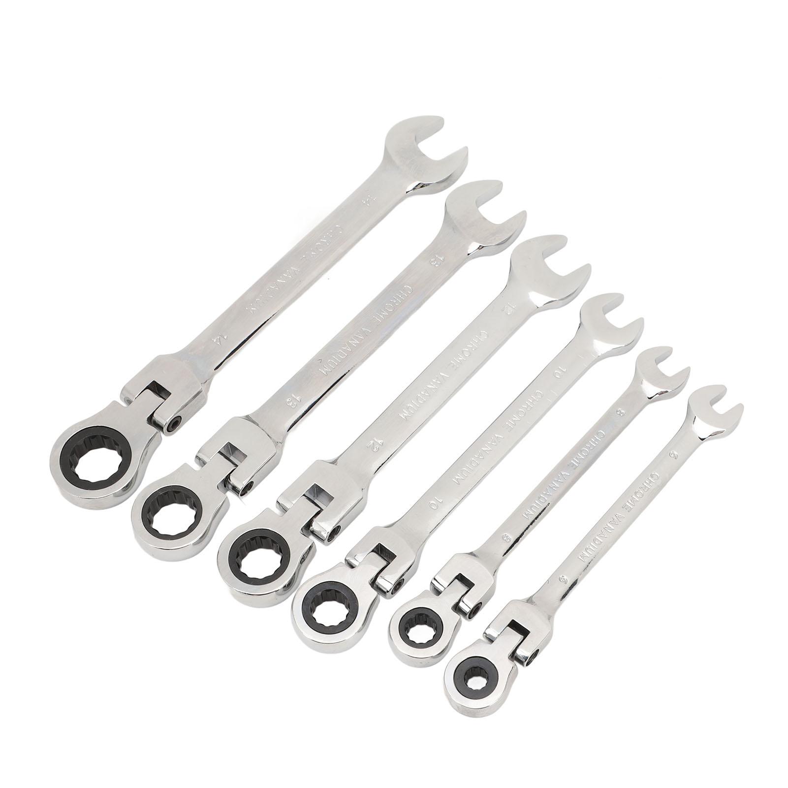 

Набор гаечных ключей с храповым механизмом Flex Head, хром-ванадиевая сталь, быстрое открытие, многофункциональный