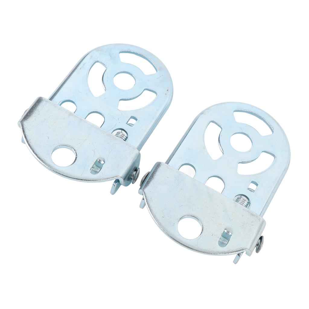 1 para pedałów tylnych do roweru stal manganowa oszczędzające miejsce składane pedały tylne do roweru podnóżki srebrne