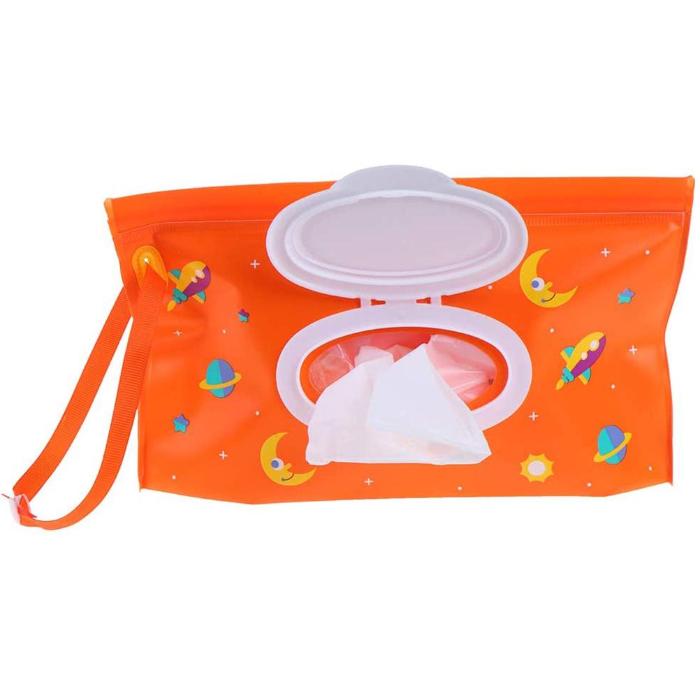 2Pcs Portable Wet Wipes Dispenser Holder Wipes Bags Case Pouch Reusable Refillable Travel Wipes