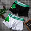 Men's Comfortable Cotton Crocodile Cartoon Print Boxer Briefs