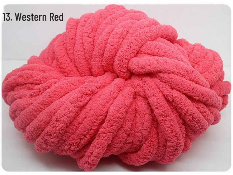 Winter DIY Super Dicke Isländische Wolle Handgewebter Schal & Mütze Garn