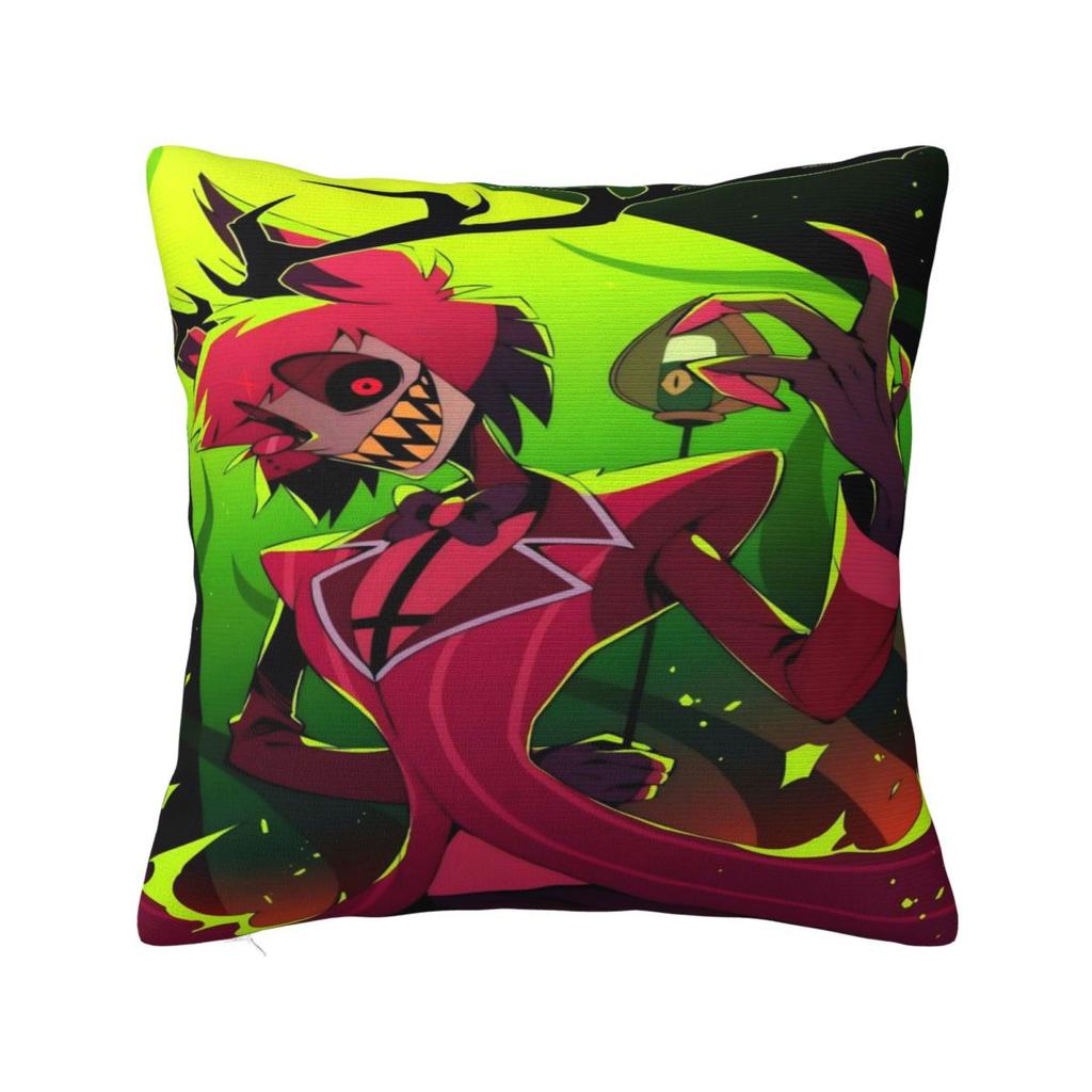 Pillow Case Cartoon H-Hazbin HotelS Soft Pillow Cover Novelty Cushion Cover Custom DIY Pillowcases For Living Room Chair