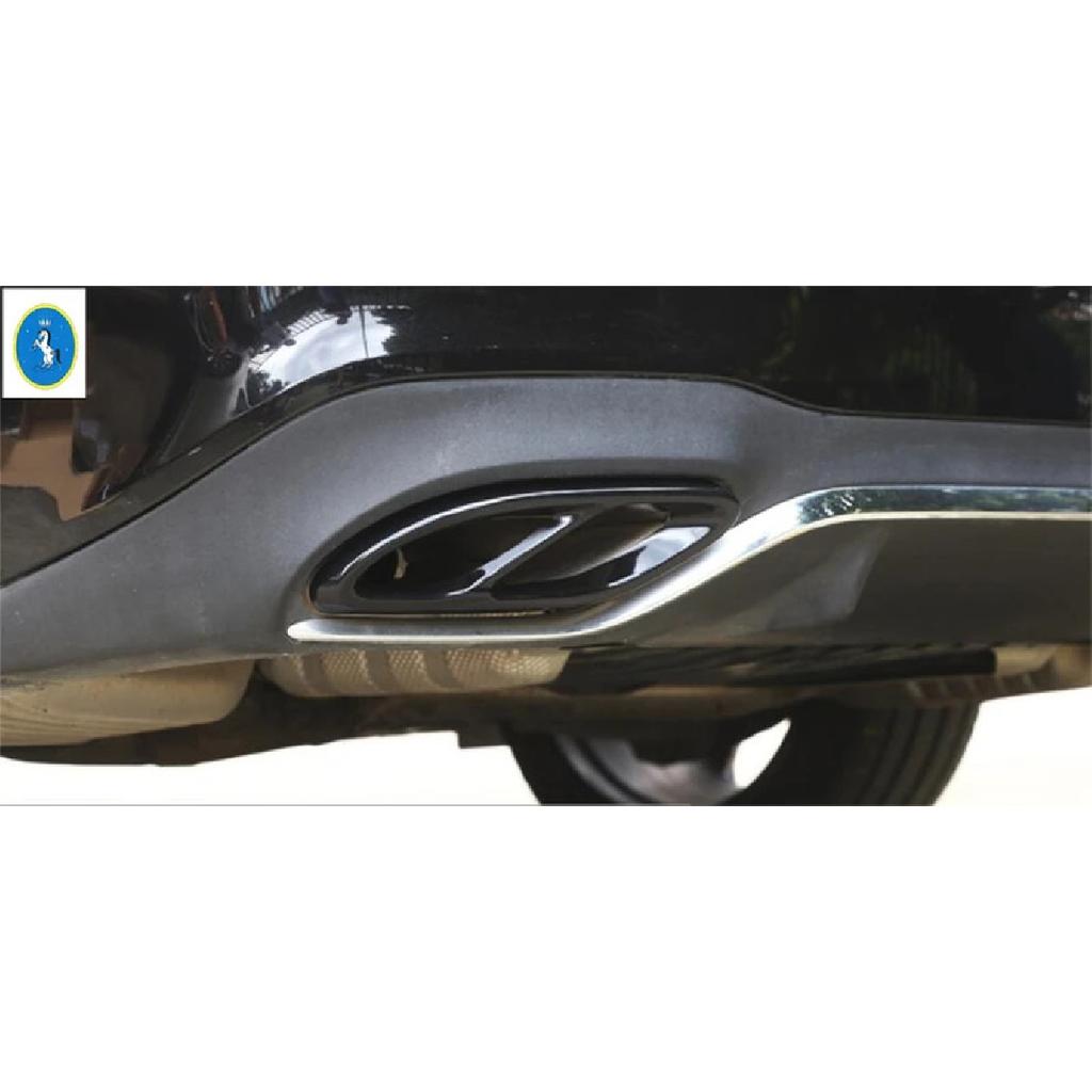 Exhaust Pipe Tail Cover Rear Exhaust Muffler End Pipe Decoration Trim For Mercedes-Benz GLC X253 Glc300 2016 -  Accessories