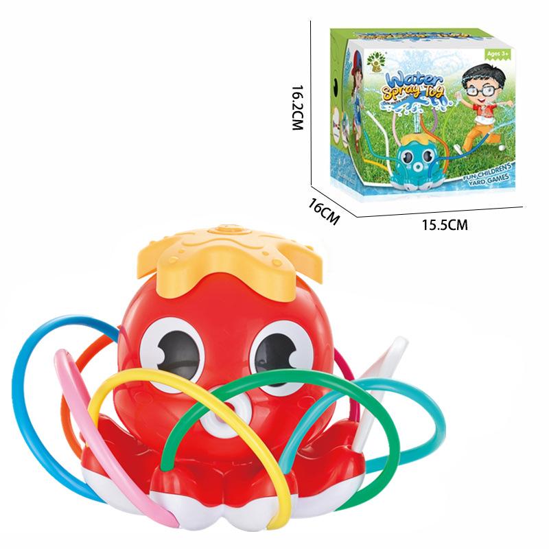 Sprinkler Water Spray Plaything Octopus Outdoor Backyard Garden Water Toys Summer Yard Animation Splash Sprinkler Baby Bath Plaything For Kids