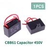 CBB61 Kondensator 450V Anlaufkondensator für Ventilatoren 450vac Ventilatorkondensatoren 1UF/1.2UF/1.5UF/2UF/2.5UF/3UF/4UF/5UF/6UF/10UF