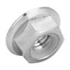 1pc M5 M6 M8 M10 Alloy Flange Lock Nut for Motorcycle (M6X1.0)
