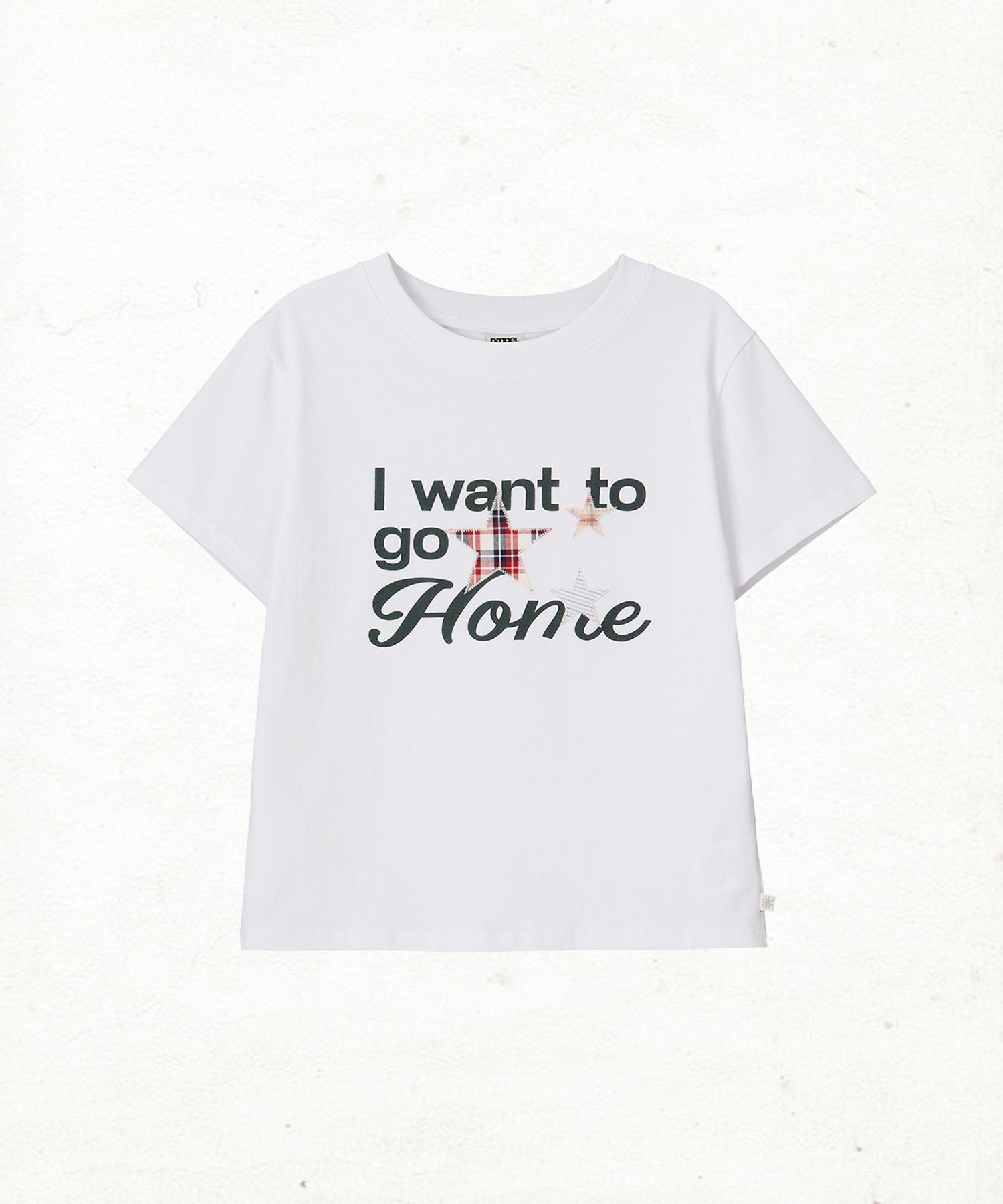 Dandel Dd Home Star Applique Tee (White) 1