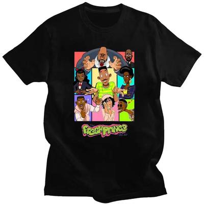 Nuovo Arrivo Fantastico The Fresh Prince of Bel Air Magliette Cotone Bello Uomo Vestiti Moda Maglietta Uomo Marca 80189 - Estate Uomo...