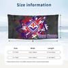 Custom Text Beach Towel, Soft Absorbent Swimming Multi-use TowelFiorentina FC