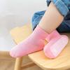 6 Paar/Los Crew Grip Socken - Kuschelig Warme Rutschfeste Socken - Baby Kleinkind Säugling Neugeborene Kinder Jungen Mädchen Baumwollsocken