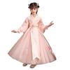 Children's Hanfu Tang Suit Dress - Fairy Style for 12-Year-Old Girls, Ruqun for Spring, Autumn, and Winter
