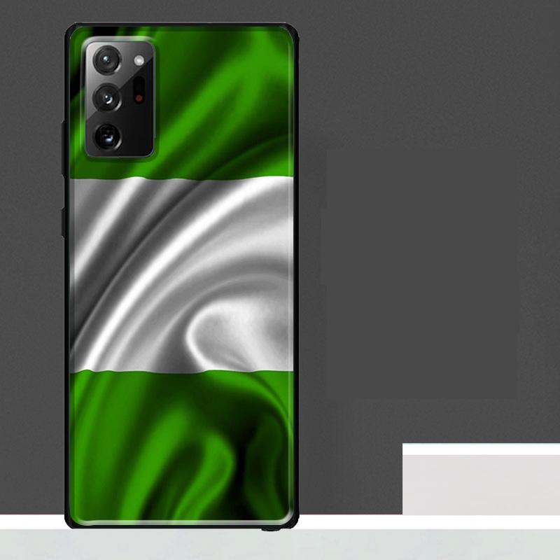 Nigerian flag Case For Samsung Galaxy S25 S24 S23 Ultra S9 S10 S20 S21 S22 Plus S23 FE S25 FE Phone Cover