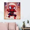5D DIY Diamond Painting Decorative Q Version Spider-Man Full Round Drill Scenery Diamond Embroidery Cross Stitch Kits Home Decor Gift