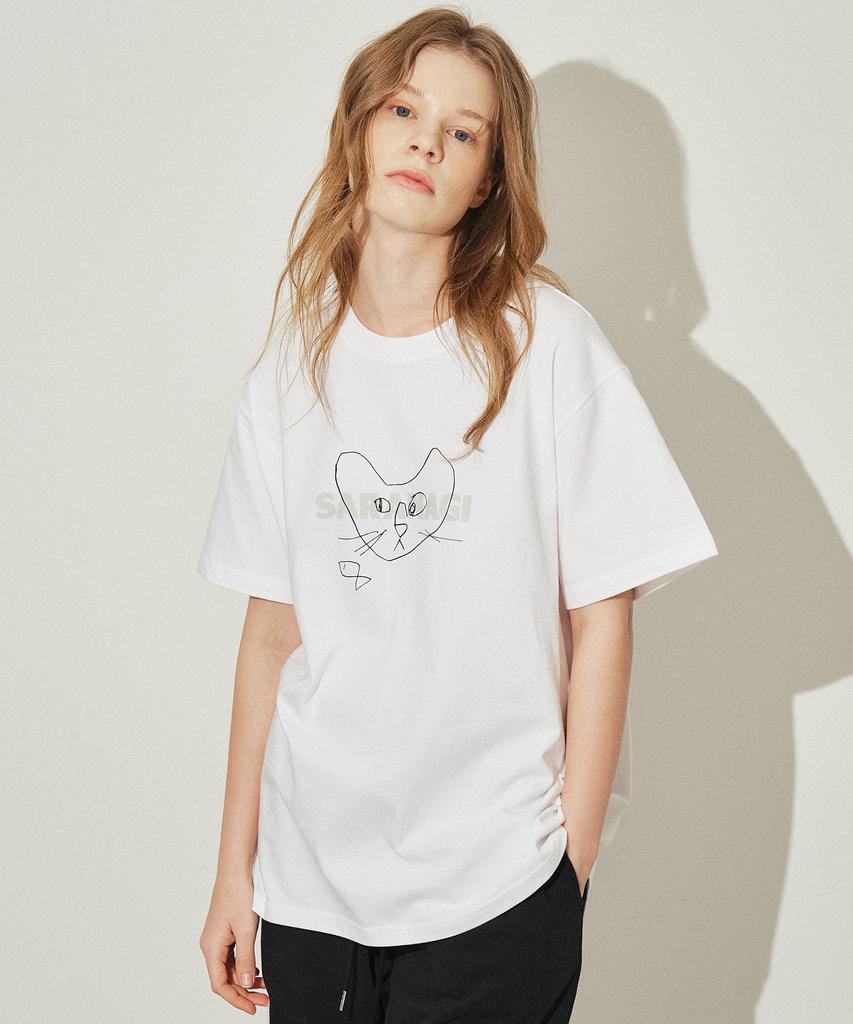 SARANAGI Se05-Doodle Tshirt White