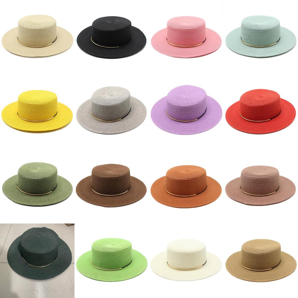 Classic Irish Straw Hat With Wide Brim For Summer Sun Protection And Breathability