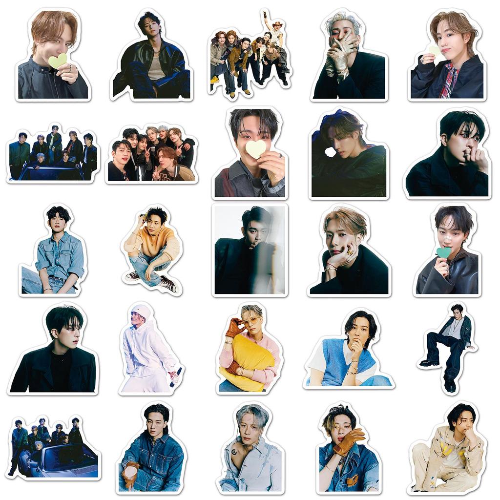GOT7 Graffiti Stickers: 50-Piece Korean Boy Band Decorative Set for Phone Cases, Water Cups, Notebooks