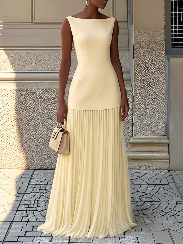 2025 Women's Solid Sleeveless Knit Vest & Skirt Set